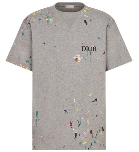 dior t shirt grey|dior oversized t shirt.